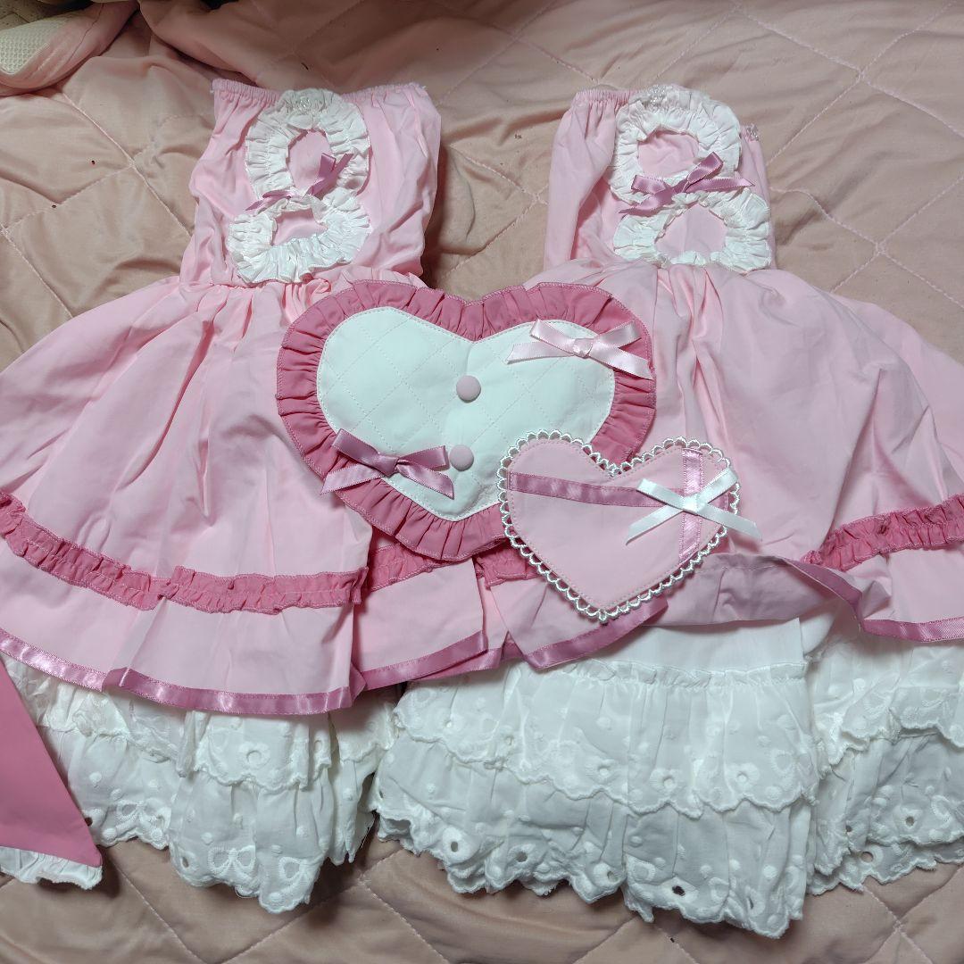 ロリィタ ロリータ ワンピース ピンク 大きいサイズ 2XL