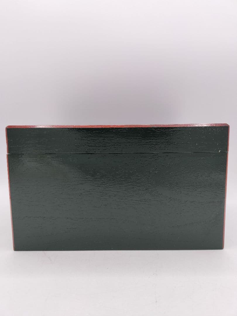 c861 茶箱 青漆 爪紅 紙箱 茶道具 古物