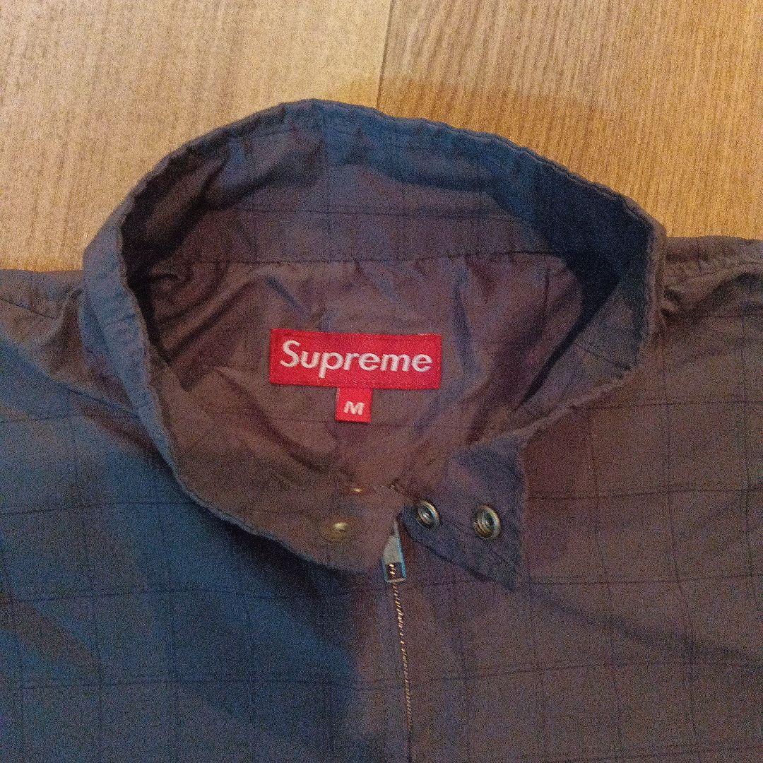 Supreme グレー ナイロンジャケット M