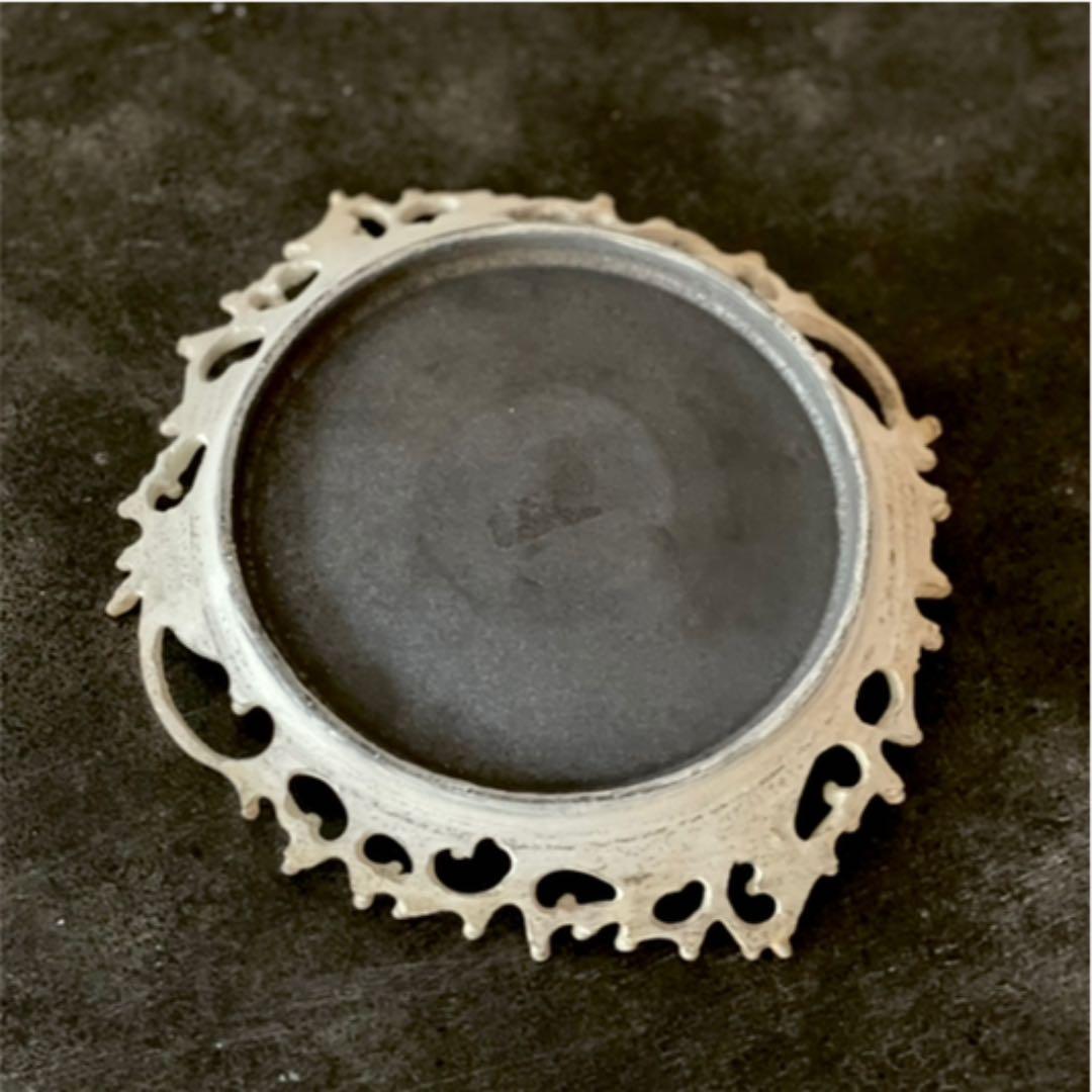 B ひし形 銀彩 イッチン 入手困難 伊藤剛俊 益子焼 透彫 ボウル 器 12