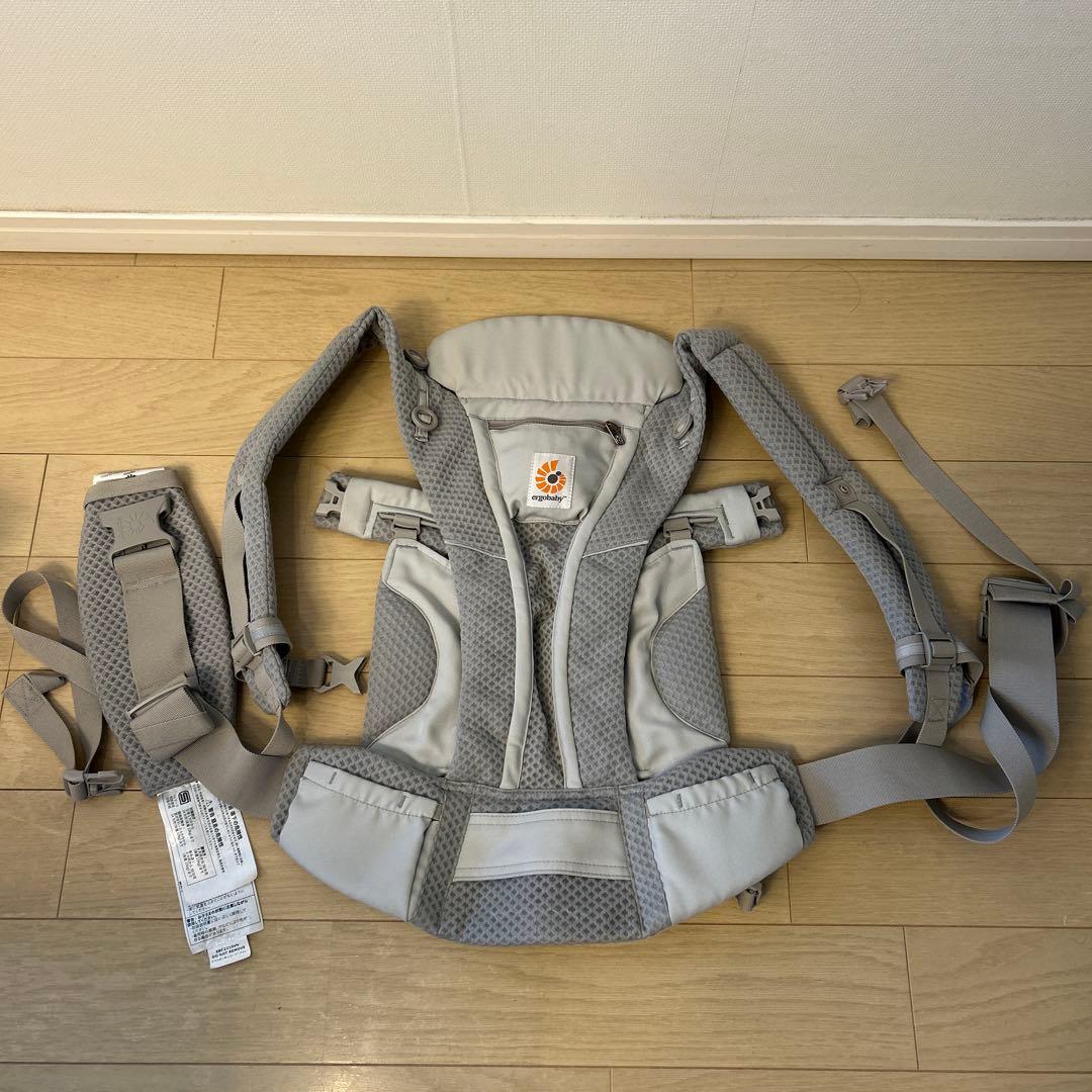 エルゴベイビー・ベビーキャリア OMNI Breeze ライトグレー
