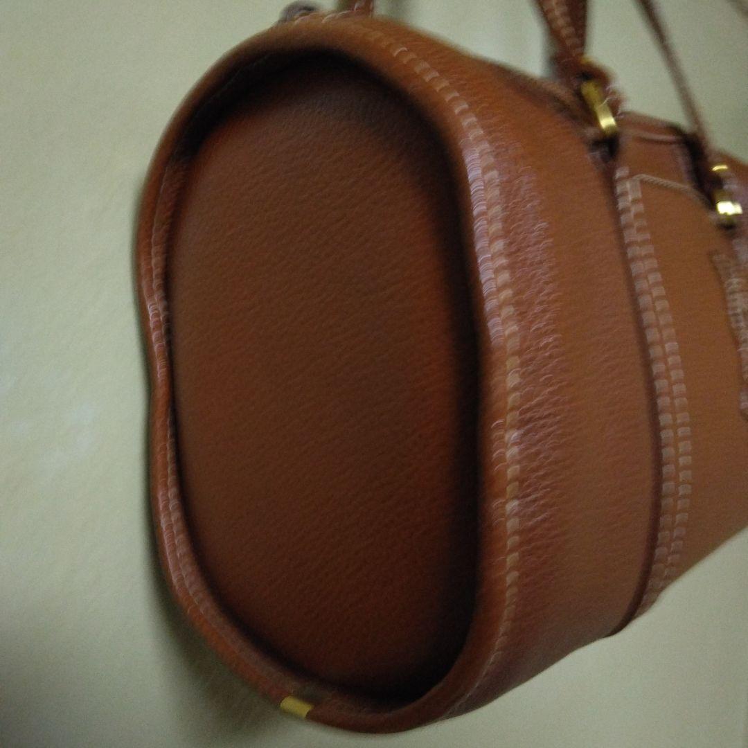 L*A様 美品！YSL ブラウンレザー ハンドバッグ！自宅保管品！