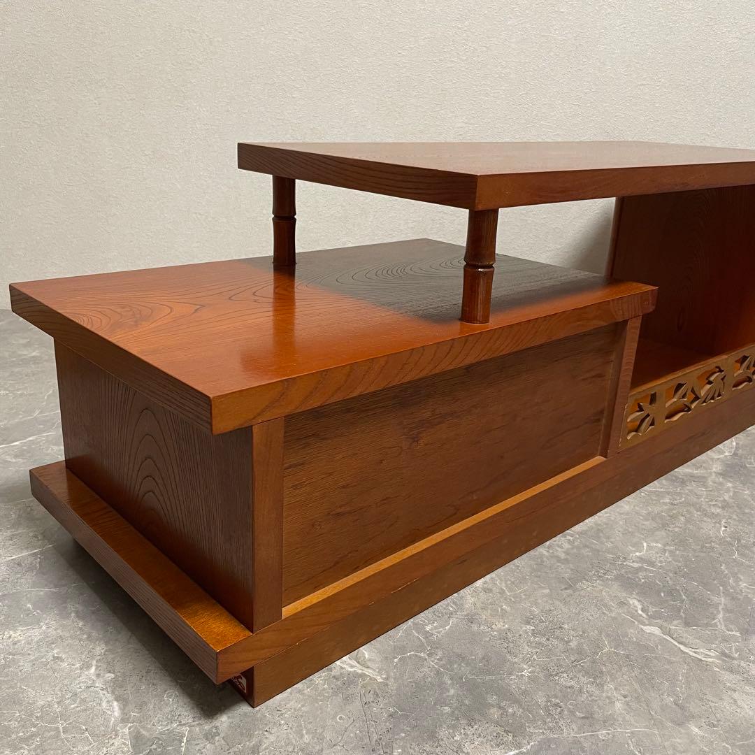 曙工芸　置き床和家具　和室置床置飾り棚 盆栽台　サイドボード 昭和レトロ