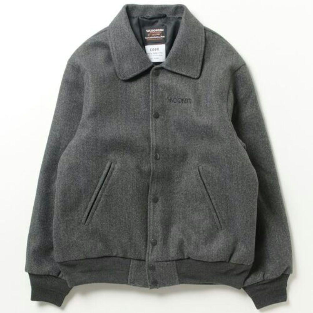 美品古着！　スクーカム　スタジャン　Mサイズ　グレー