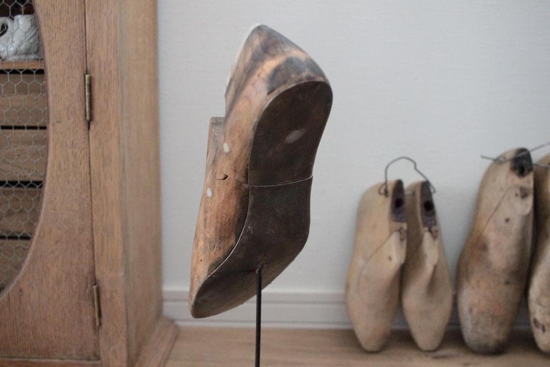 フランスアンティーク木製シューモールドオブジェ/43