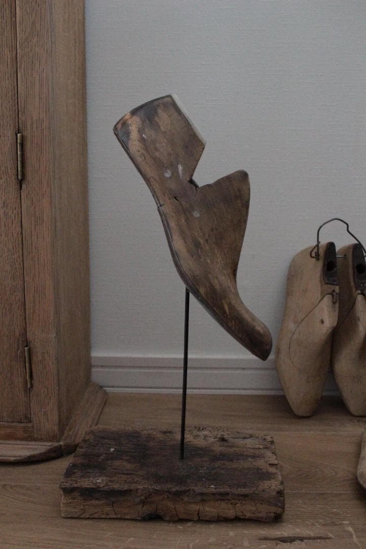 フランスアンティーク木製シューモールドオブジェ/43