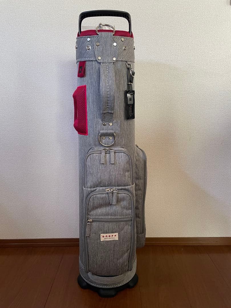 【新品未使用】オノフ ONOFF キャディバッグ 7型 OB1225 グレー