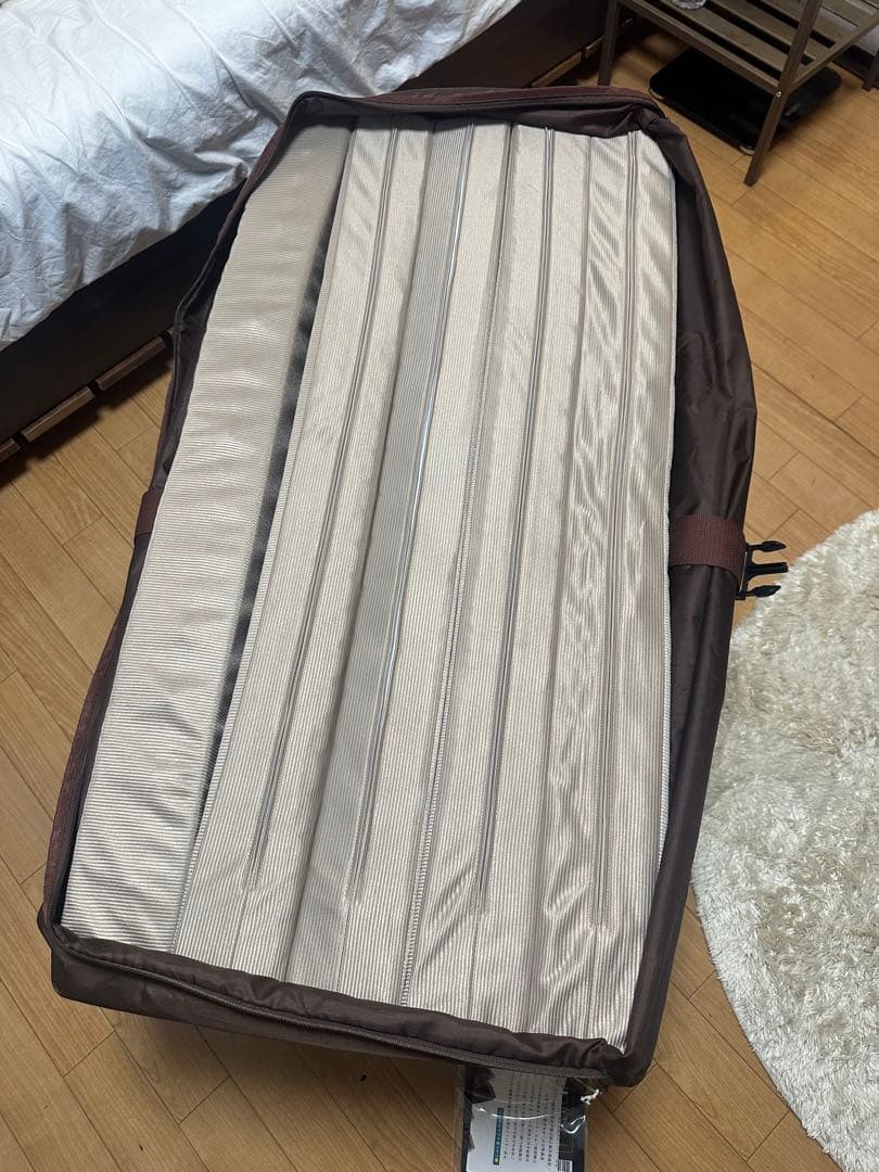 じぶん寝具ふとん シングルサイズ ブラウン【未使用】