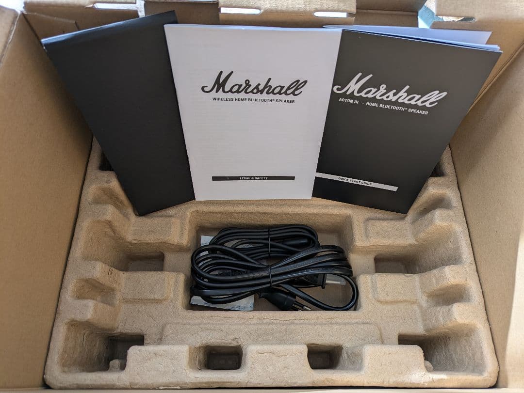 【⑥】Marshall ワイヤレススピーカー ホワイト