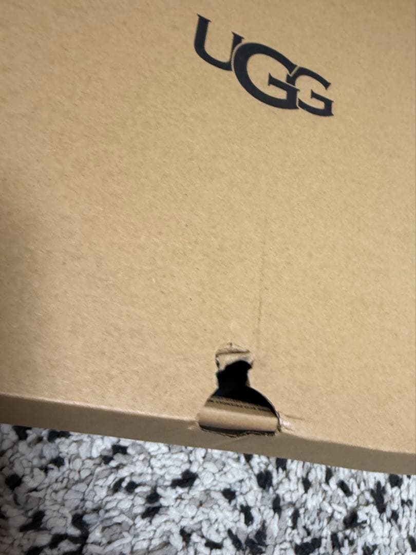 UGGクラッシッククリアミニ　黒23.5cm