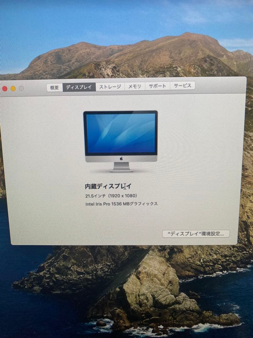 Macデスクトップ iMac 21.5 2013 16GB i5