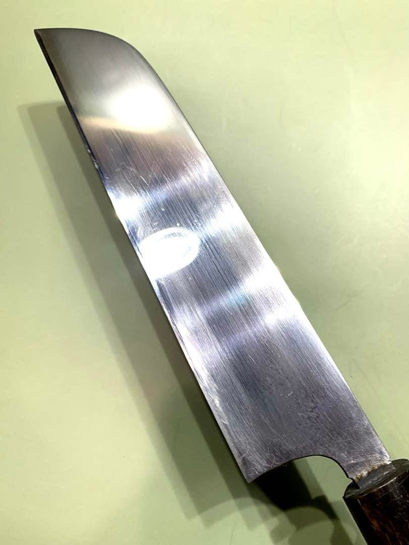 佑成　鎌形薄刃包丁　刃渡り20cm