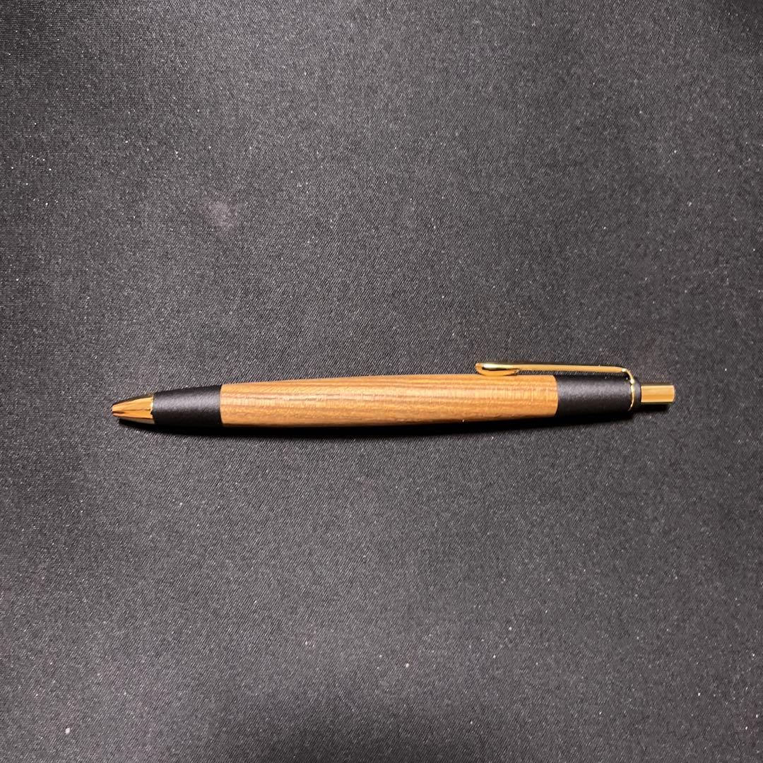 ボナンペン　木製シャープペンシル　欅　真鍮