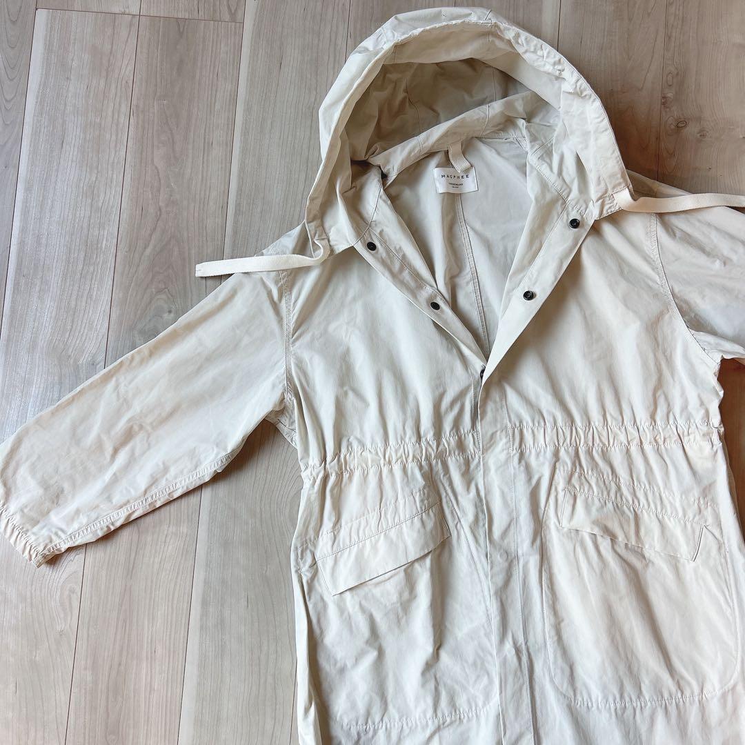 美品＊MACPHEE コットンポリエステルメモリーグログラン モッズコート 38