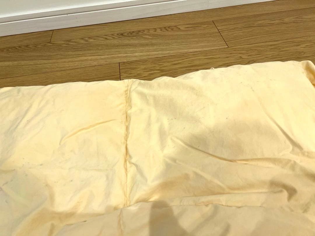 ポーランド産 ダウン90% 2枚合わせ ＋羽毛工房リフォーム品　合計2セット