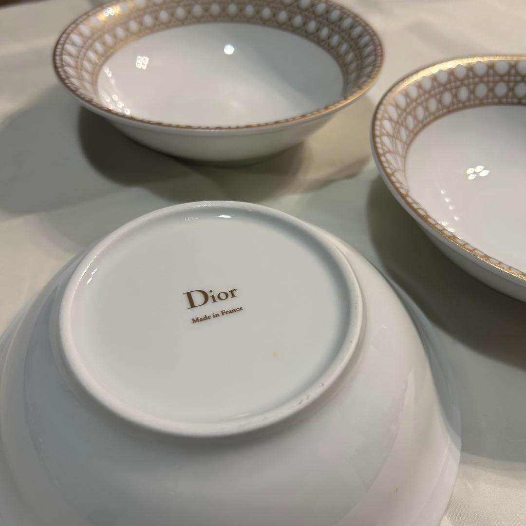 Dior カナージュ モンテーニュ　シリアルボール3枚セット