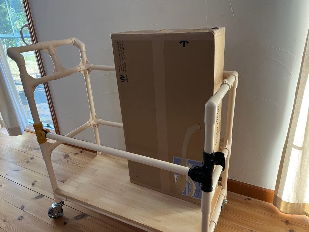 粉袋運搬保管用 台車／ラックカート キャスター付き パン屋・製菓向け