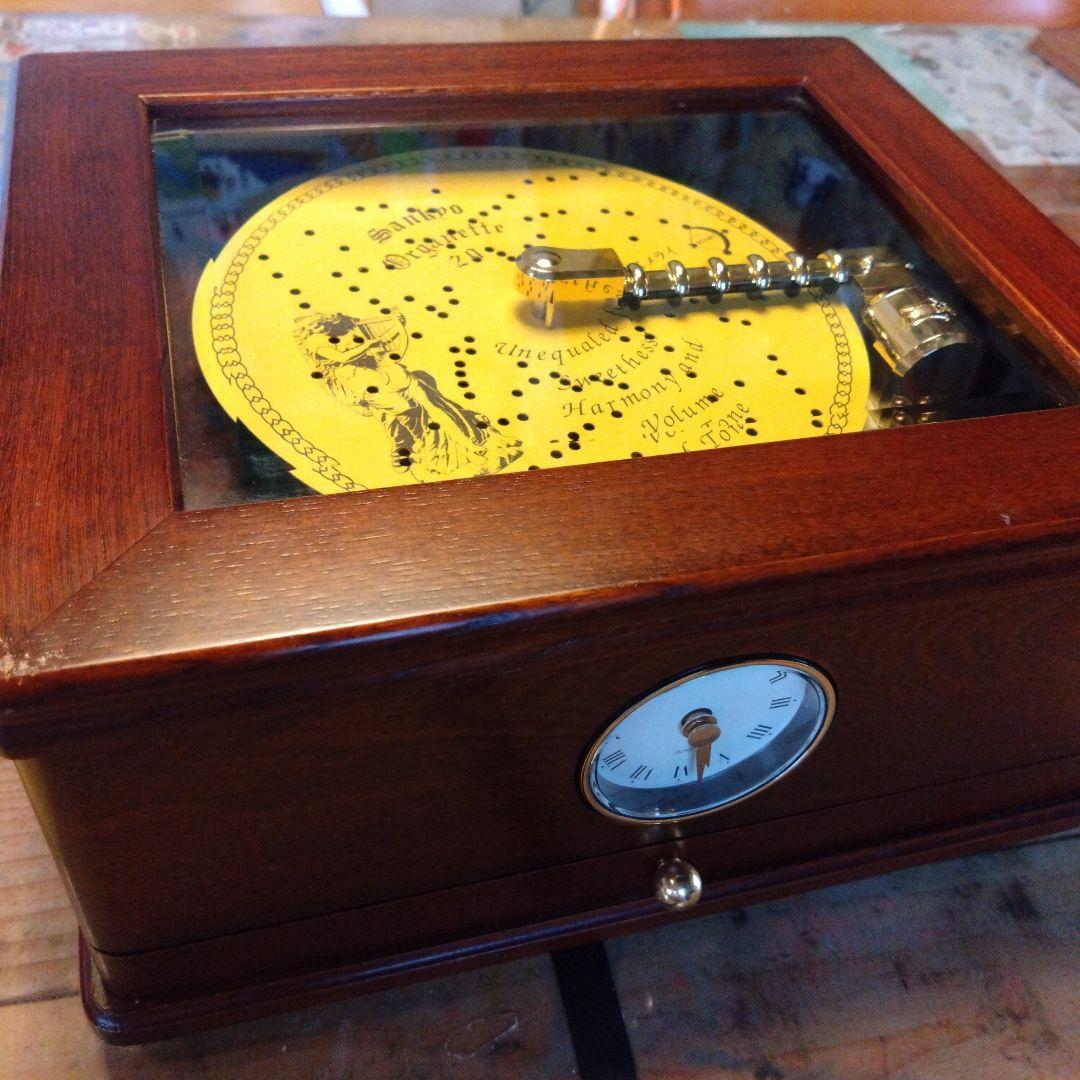 さらに値引き！　SANKYO オルガニート20 純正律オルゴール機能付き置時計