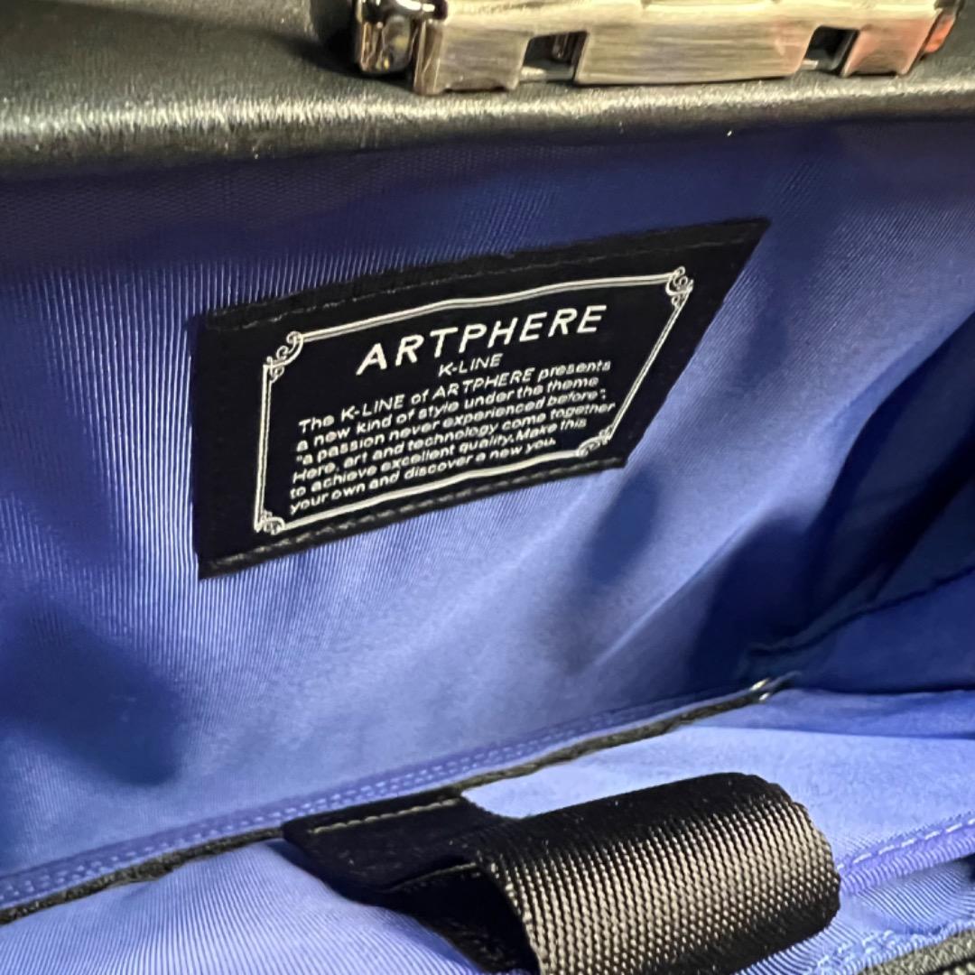 〇Aa右1013 アートフィアー バッグ 赤 ダレスバッグ 箱付