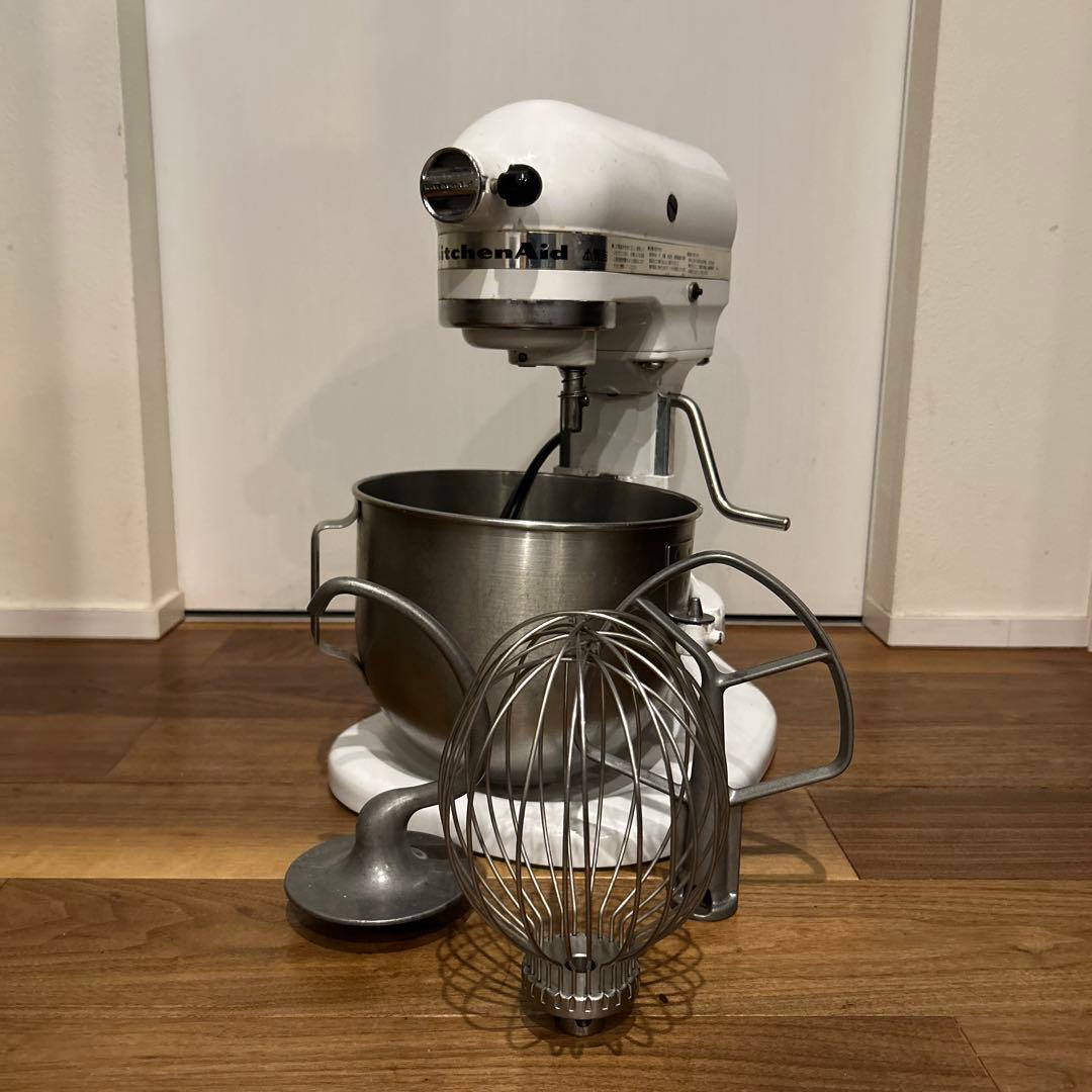 KitchenAid スタンドミキサー ホワイトKSM5 【ジャンク品】