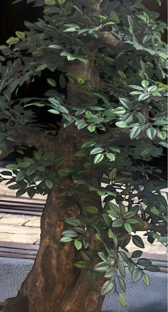 光触媒　人工観葉植物　ウォールグリーン　フェイクグリーン　盆栽　欅　けやき