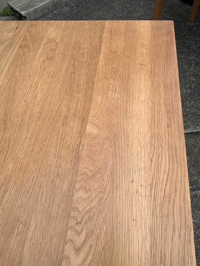 無印良品 学習机 木製デスク オーク材 2