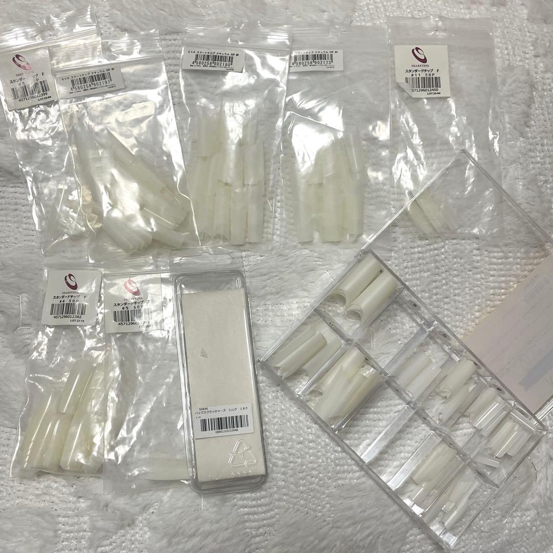 JNA/JNEC ネイル検定 認定ハンド 練習セット　検定セットチップまとめ売り