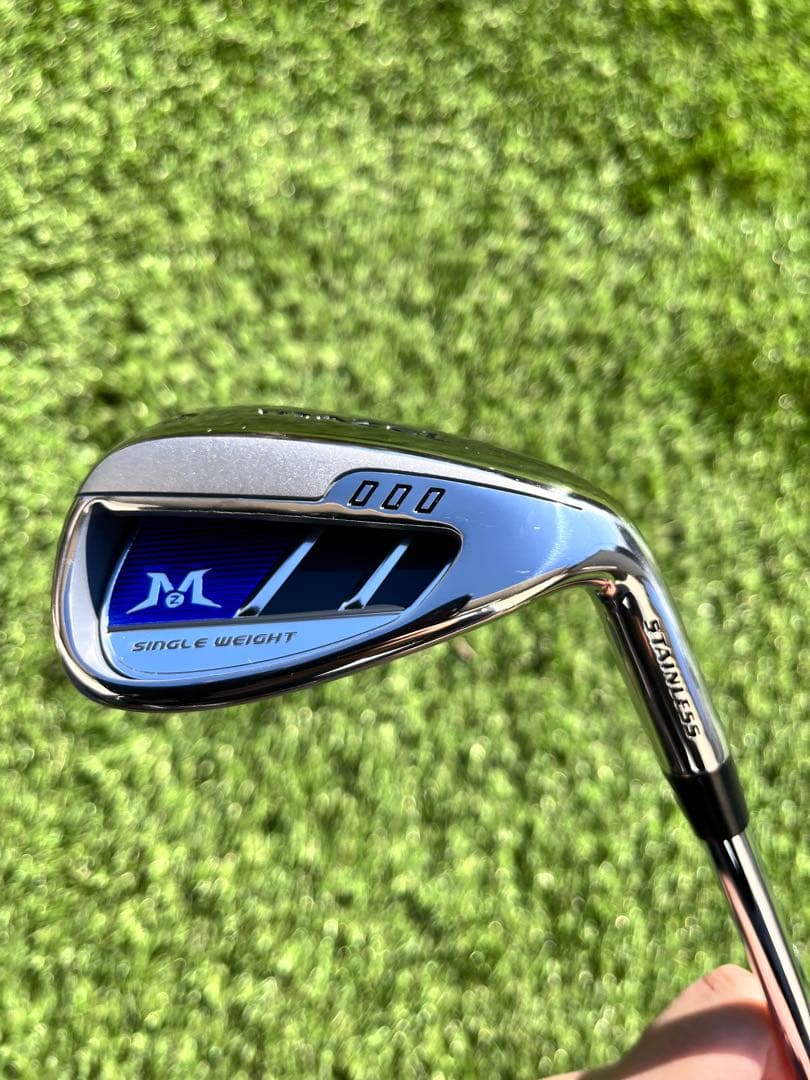 【美品】MAZEL ワンレングスアイアン 9本セット スチール(S) 4〜sw