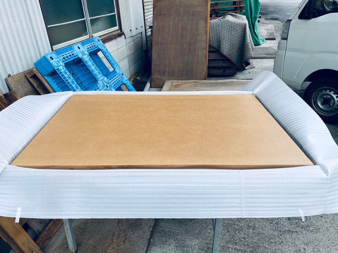 こたつ天板ウォールナット皮付き105日本製