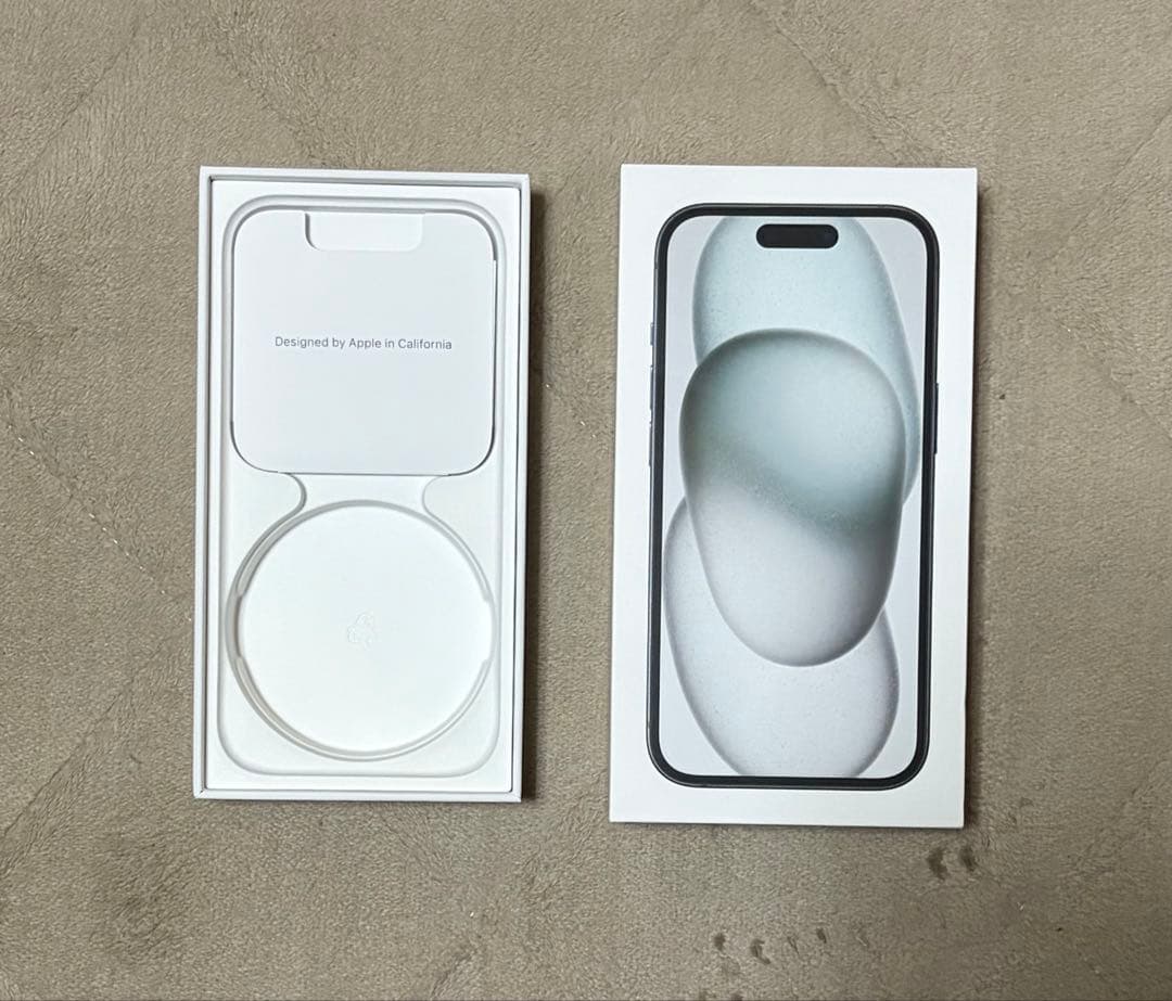 【箱付き】iPhone 15 128GB ブラック SIMフリー