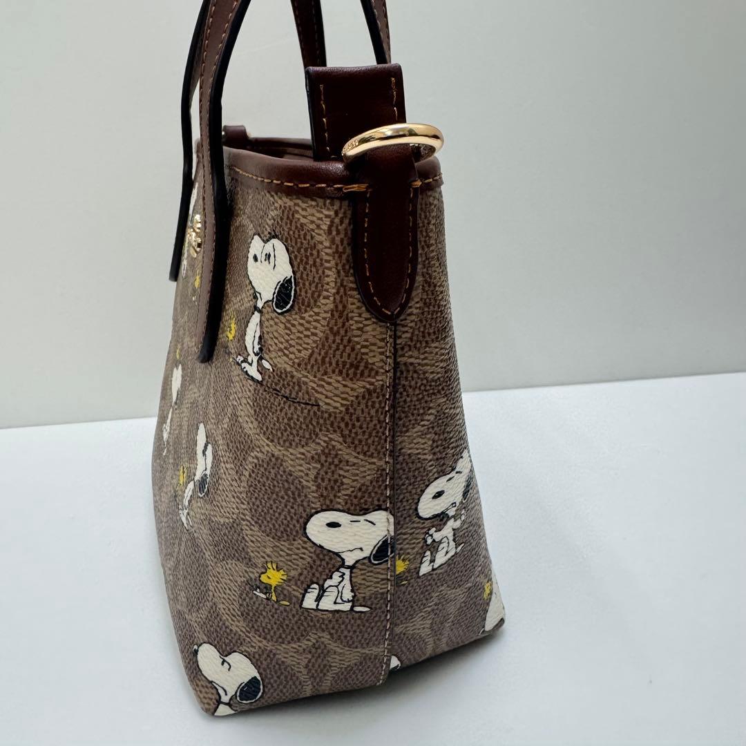 COACH コーチ スヌーピー コラボ2WAYトートCBS83