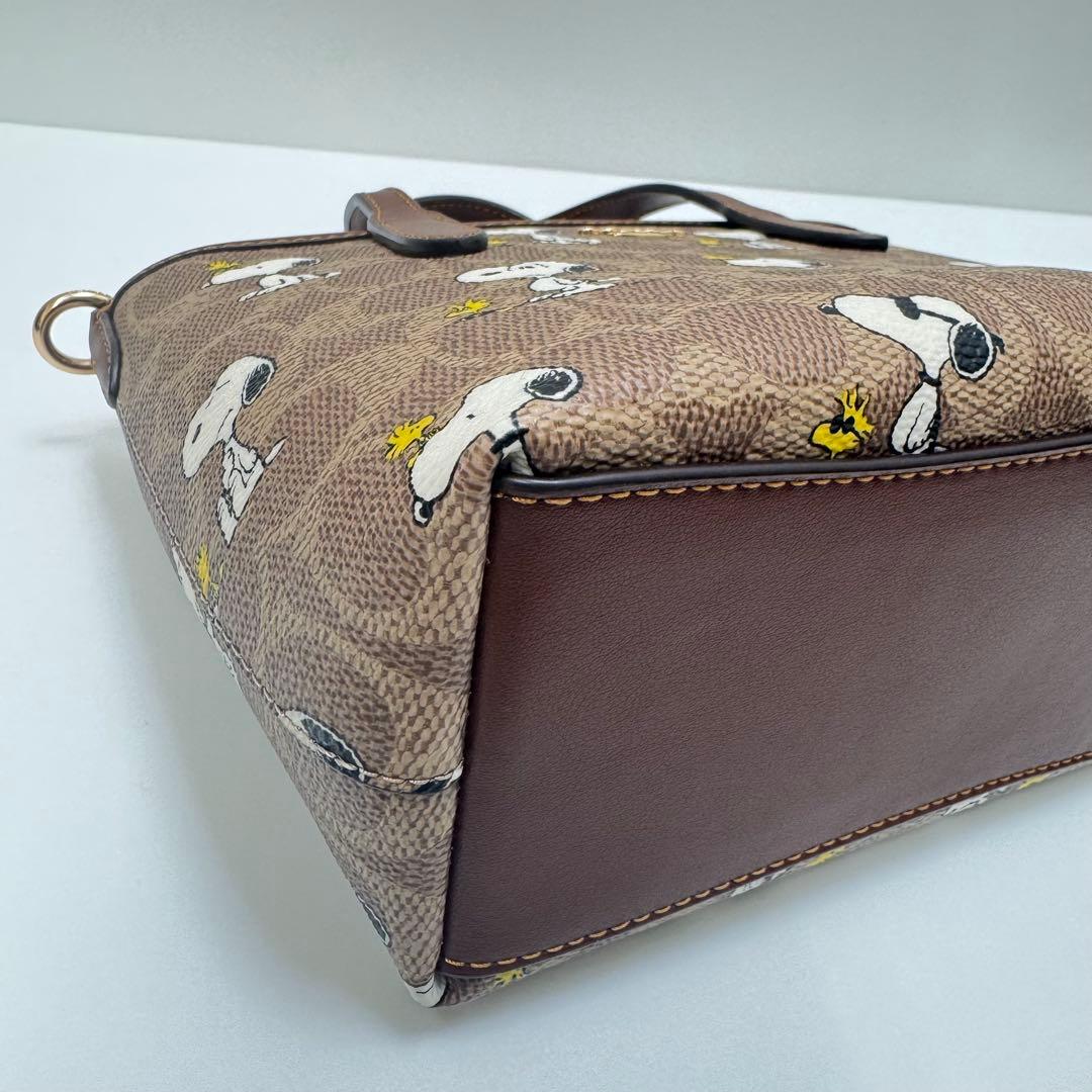 COACH コーチ スヌーピー コラボ2WAYトートCBS83