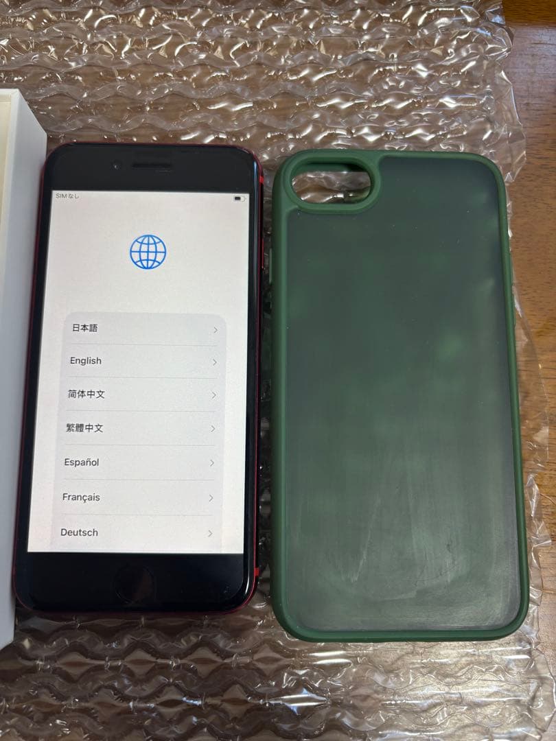 美品　訳ありiPhone SE (第2世代) 64GB RED SIMフリー