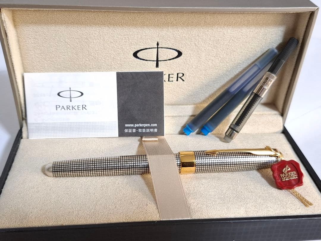 超美品　パーカー　Parker　ソネット　sonnet　万年筆&ボール　925