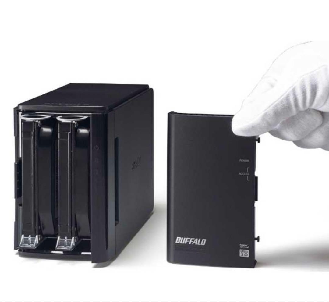 【新品未使用】BUFFALO 外付けHDD 6TB HD-WL6TU3/R1J