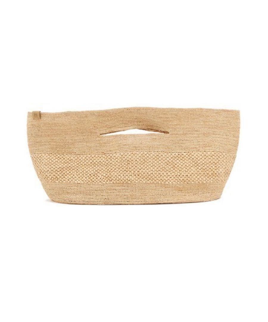 新品ETRE TOKYOエトレトウキョウ　ランドスケープラフィアバッグ　ベージュ