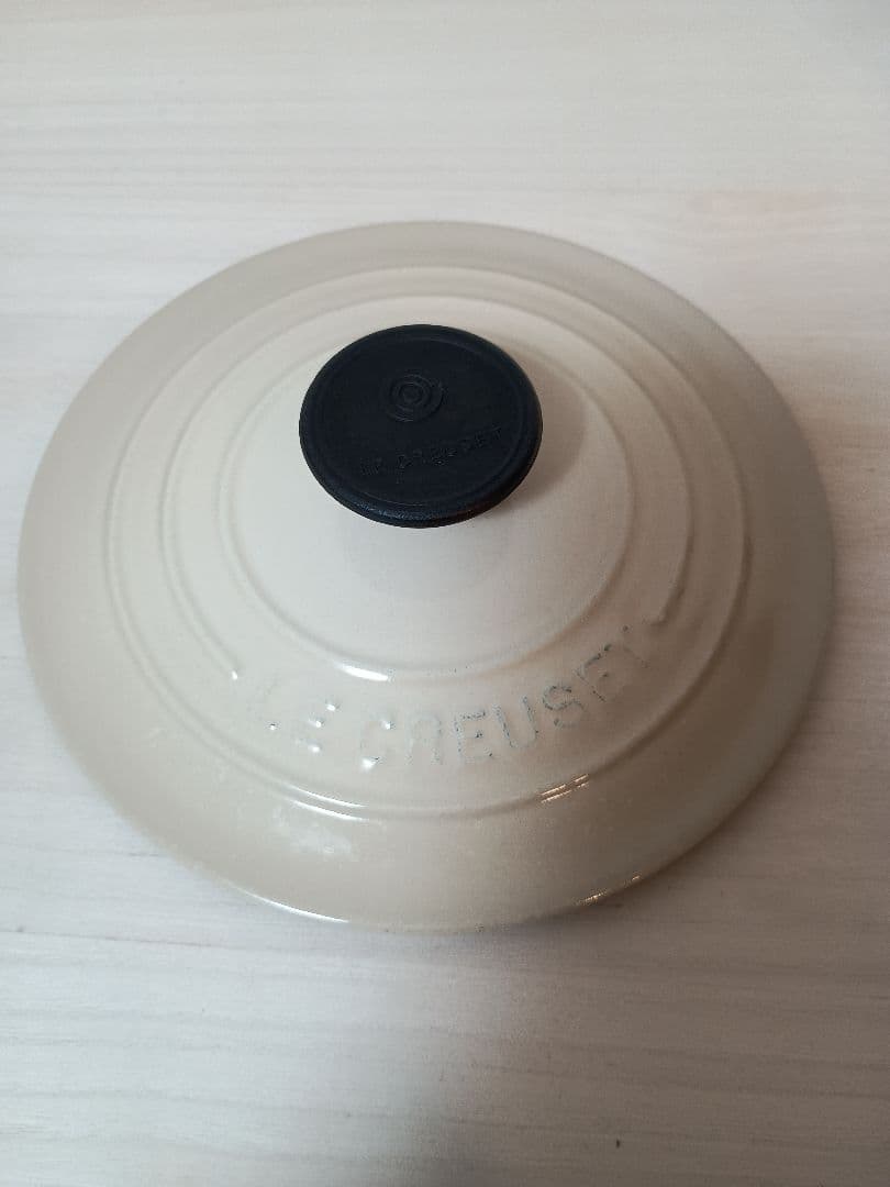 ル・クルーゼ 16cm 両手鍋 ベージュ系