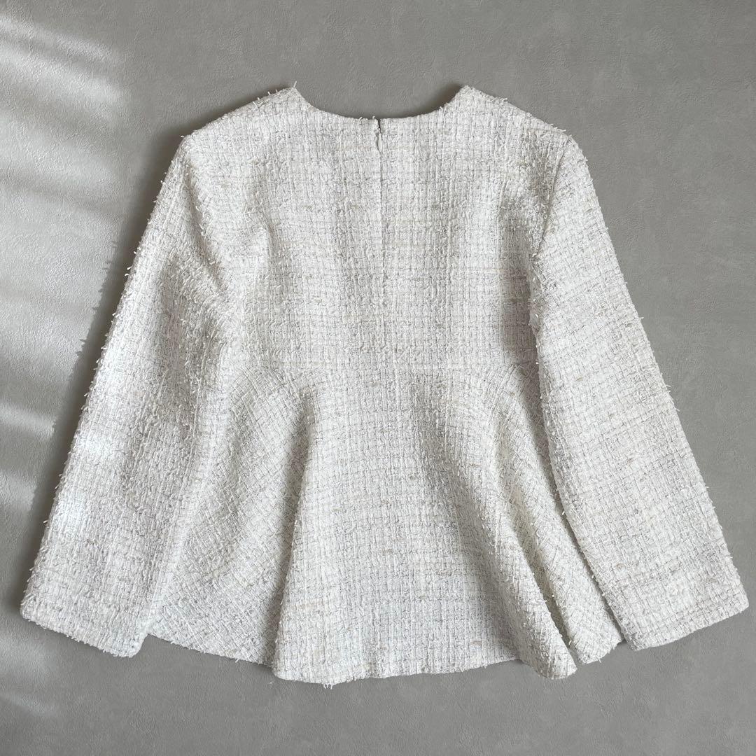 未使用近　デミルクスビームス　ミックスツイードプルオーバー