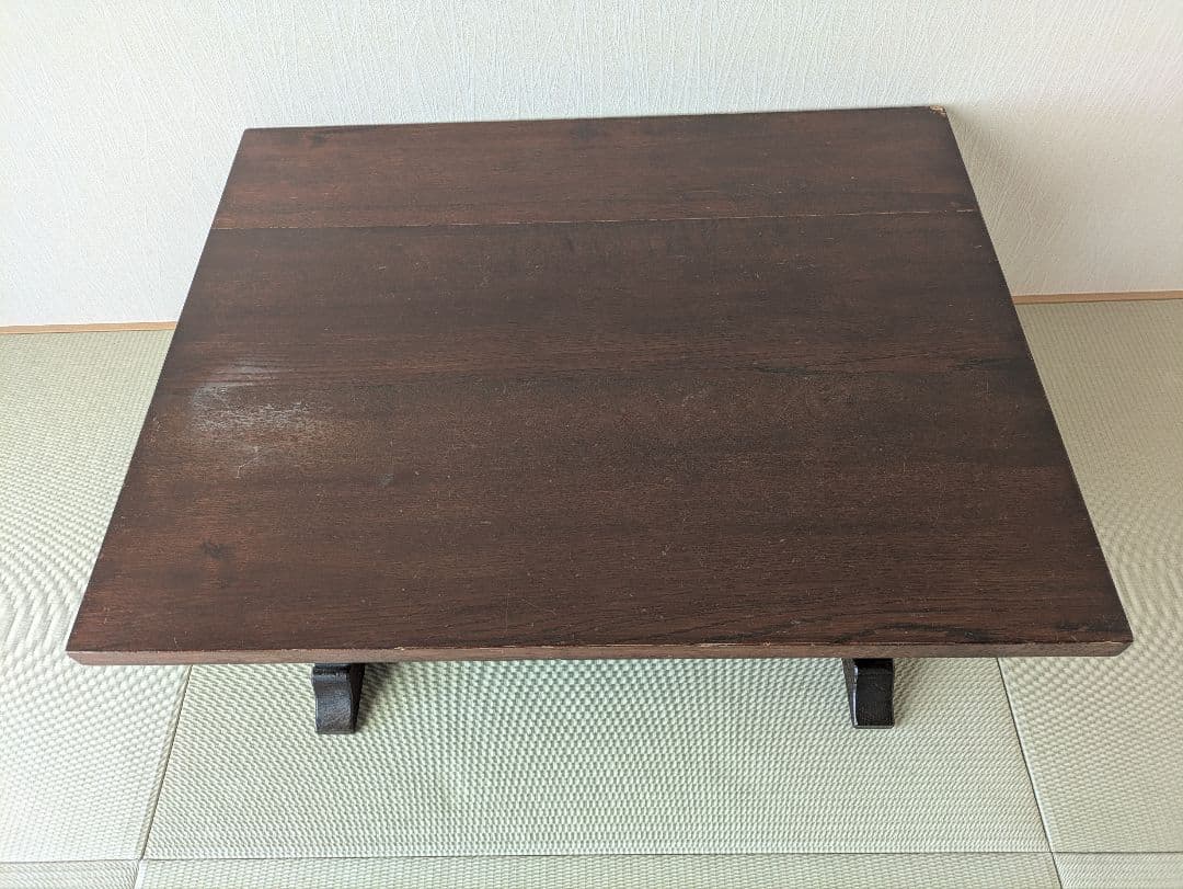 【松本民芸家具】 折りたたみローテーブル 民芸×和モダン コンパクト収納