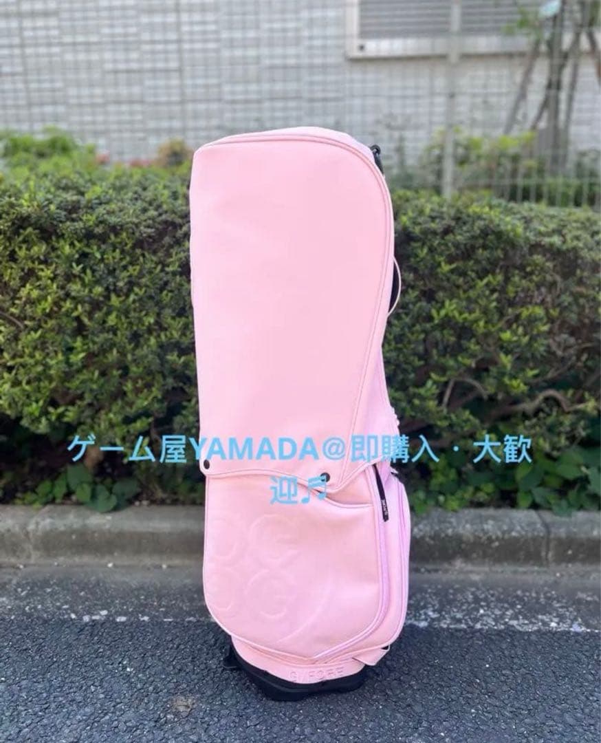 【即発送】 G/FORE ジーフォア ゴルフ キャディバッグ スタンド型 ピンク