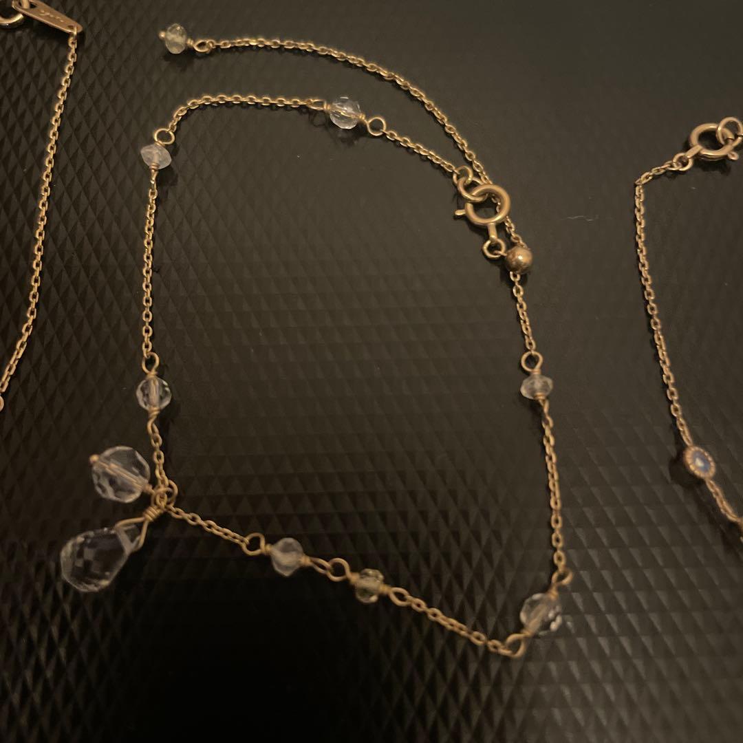 ゴールドチェーン アンクレット 3本セット