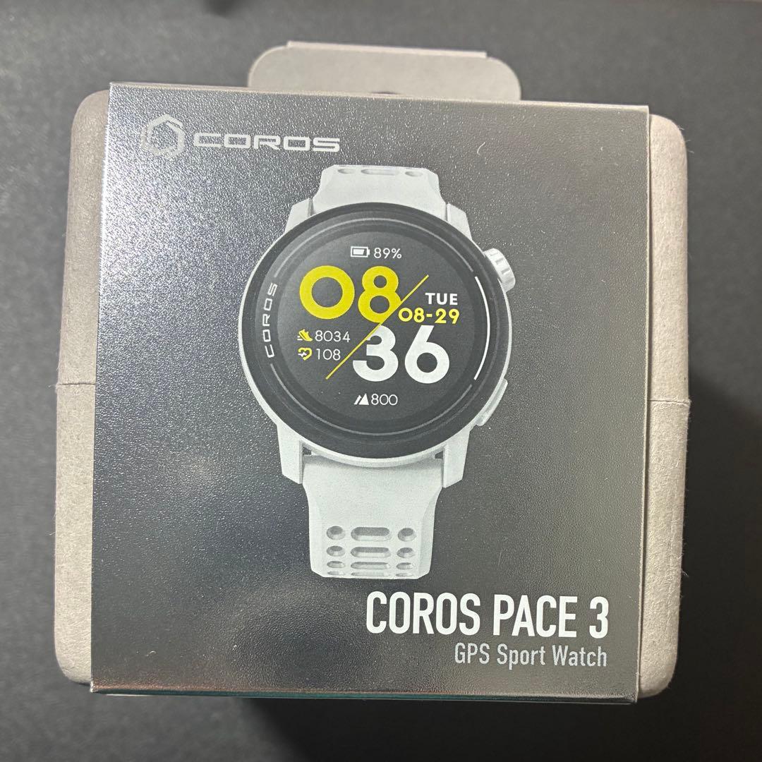 COROS PACE 3 付属品完備　シリコンバンドホワイト　即日発送
