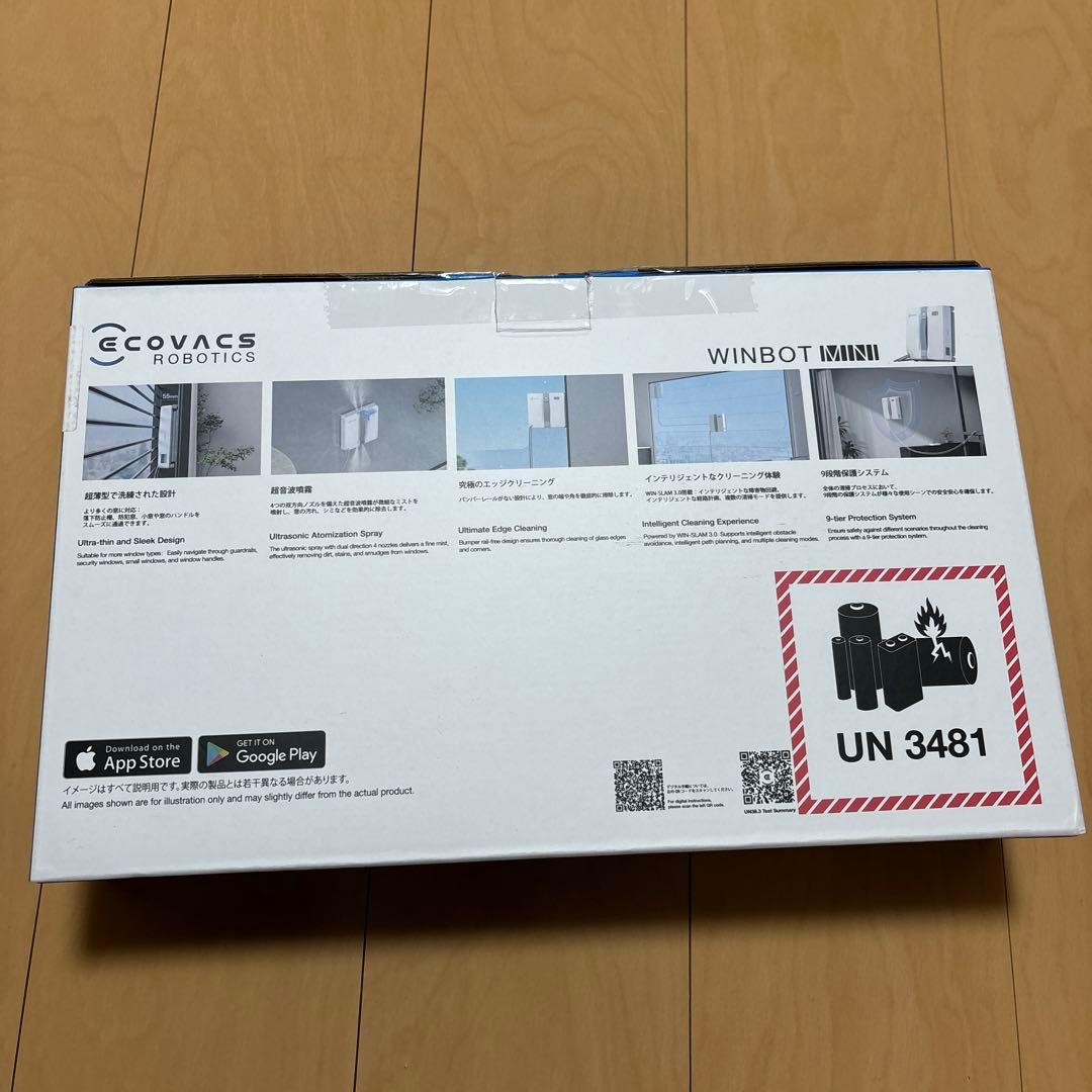 ECOVACS WINBOロボット掃除機本体 未使用フィルター付き