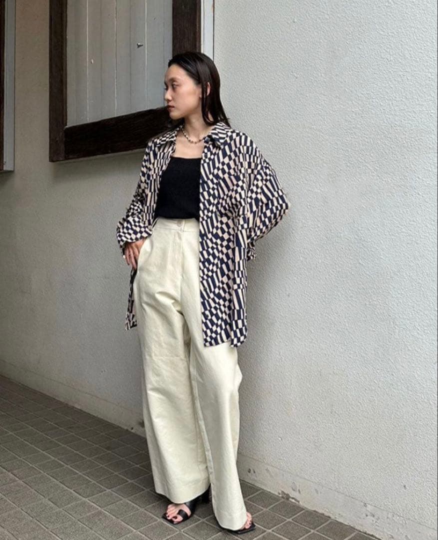 TODAYFUL トゥデイフル★ Geometric Over Shirts