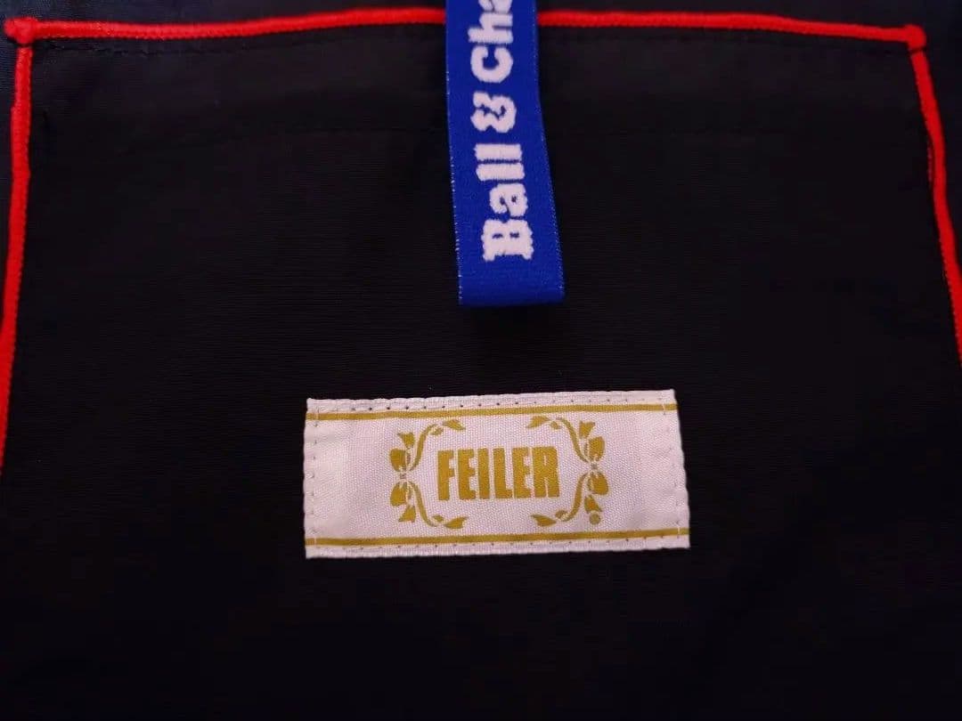 【新品未使用】FEILER Bal＆ Chain　刺繍　ブラック　Lサイズ
