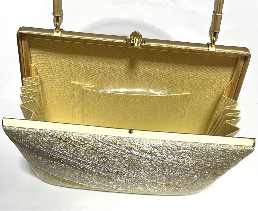 【新品級美品】伊と忠　和装バッグ草履セット　三層　フォーマル　成人式　M〜L