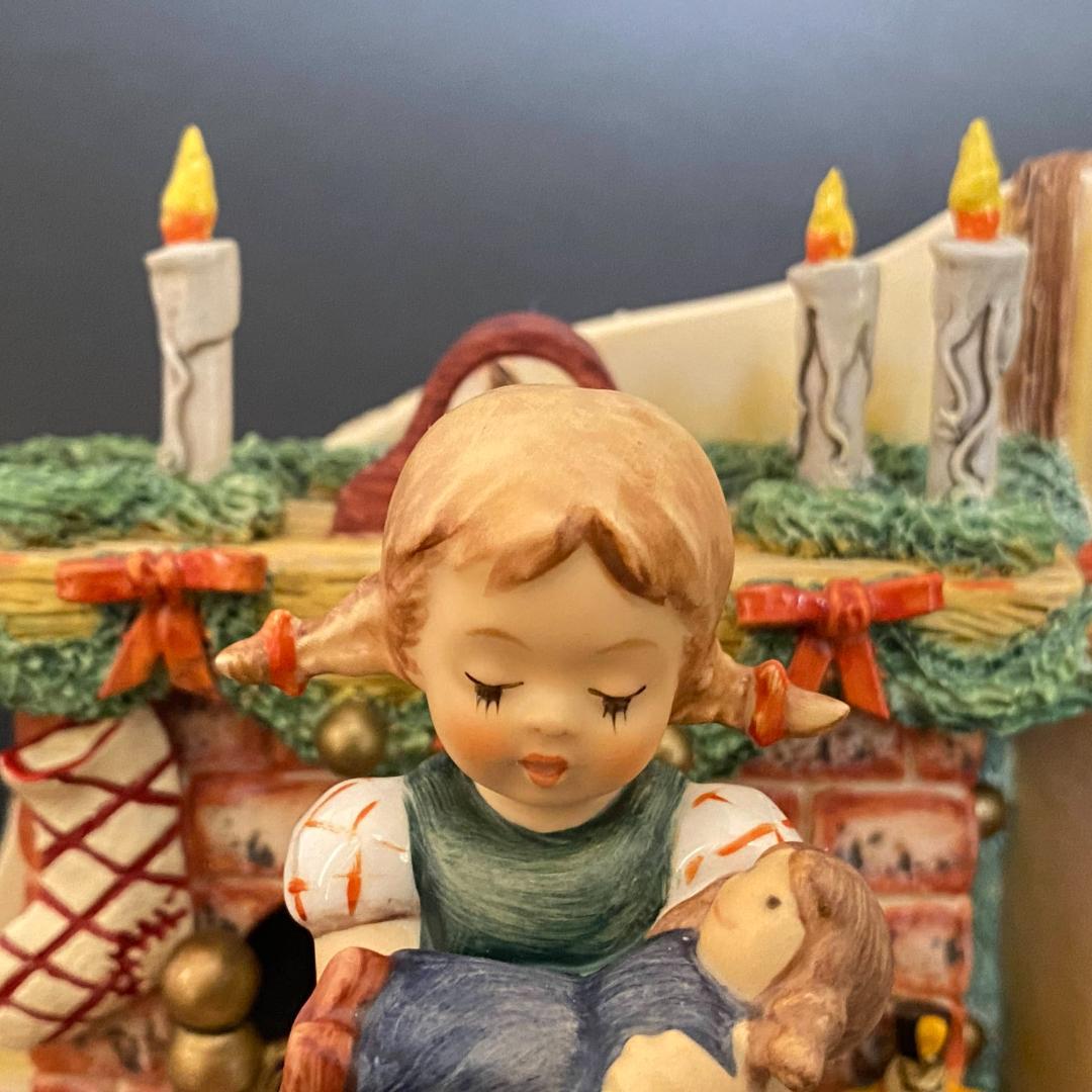 【美品】フンメル人形★Christmas Wish Music Box 1999