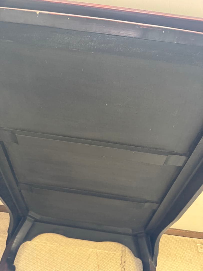 黒いスパークル仕上げセンターテーブル