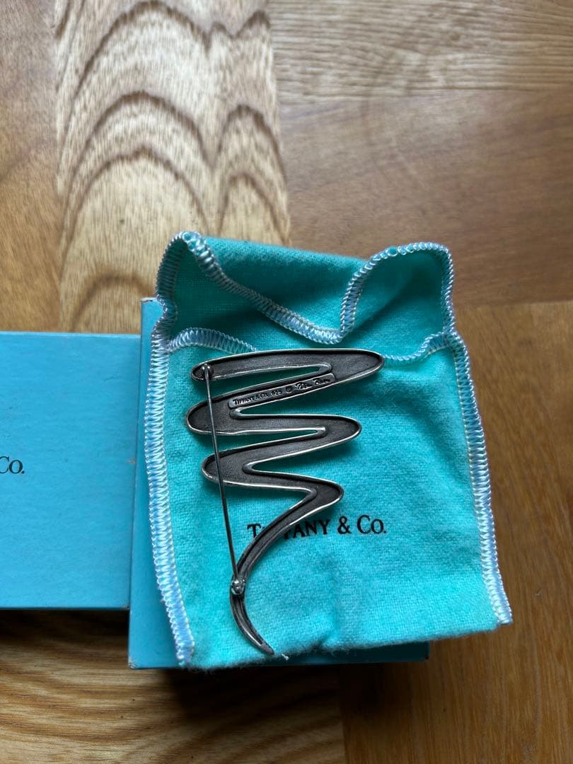 TIFFANY&Co. ティファニー スクリブル ブローチ