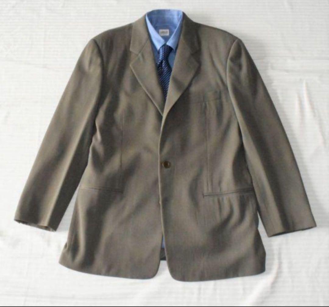 夏季セール【ジョルジオアルマーニ】90sお洒落　シルク絹　イタリア製　Vシネマ